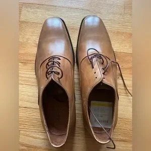 New MASSIMO MATTEO FIRENZE CUOIO Made In Italy BROWN MEN SHOES Size 8/ Uk7 New MASSIMO MATTEO FIRENZE CUOIO Made In Italy BROWN MEN  main image 4